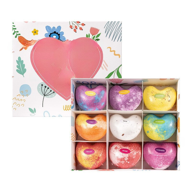 Scented Bath Bombs with Dried Flowers