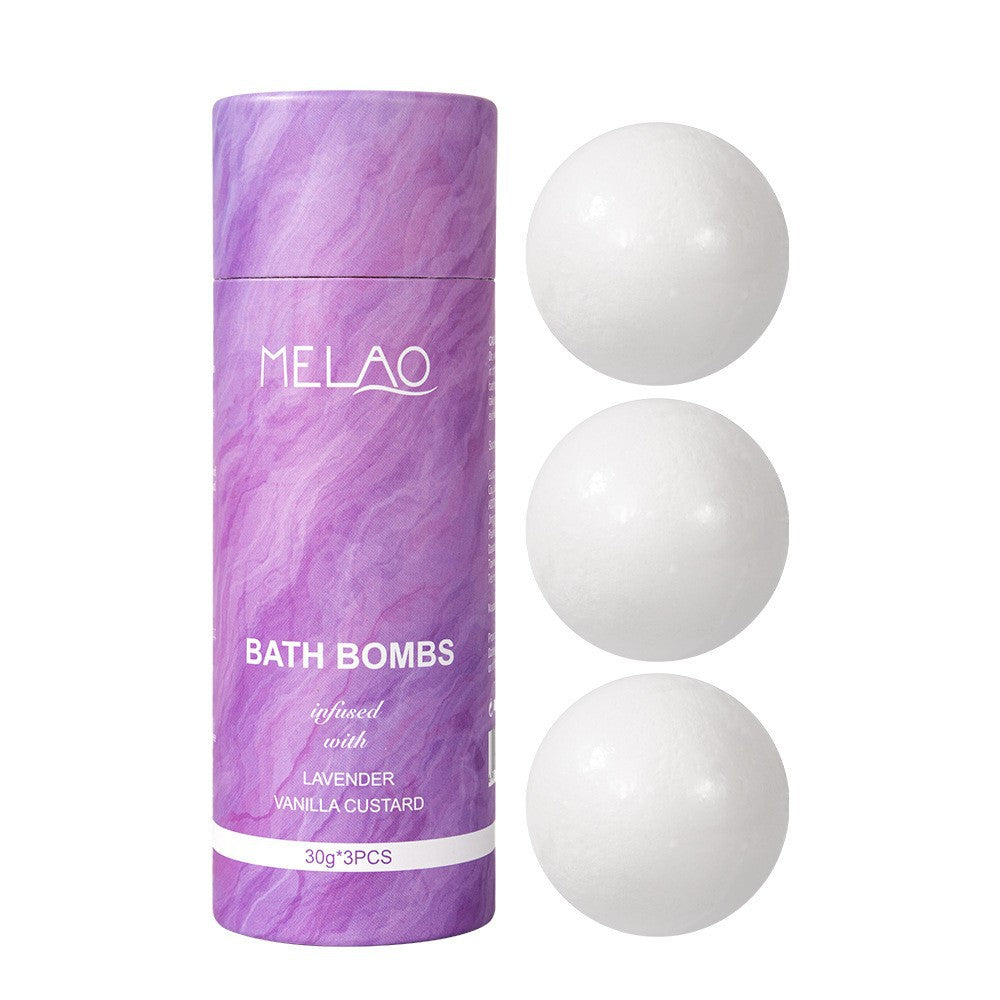 Scented Bath Bombs with Dried Flowers
