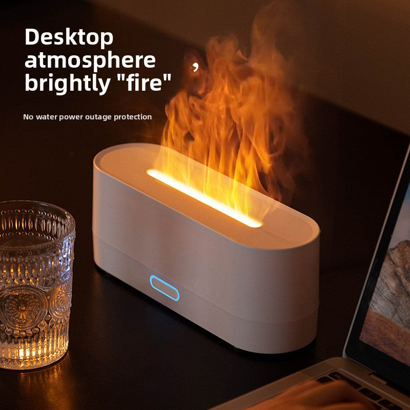 Simulated Flame Aromatherapy Diffuser