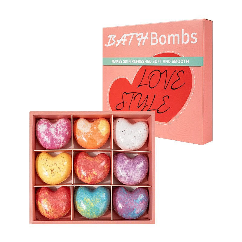 Scented Bath Bombs with Dried Flowers