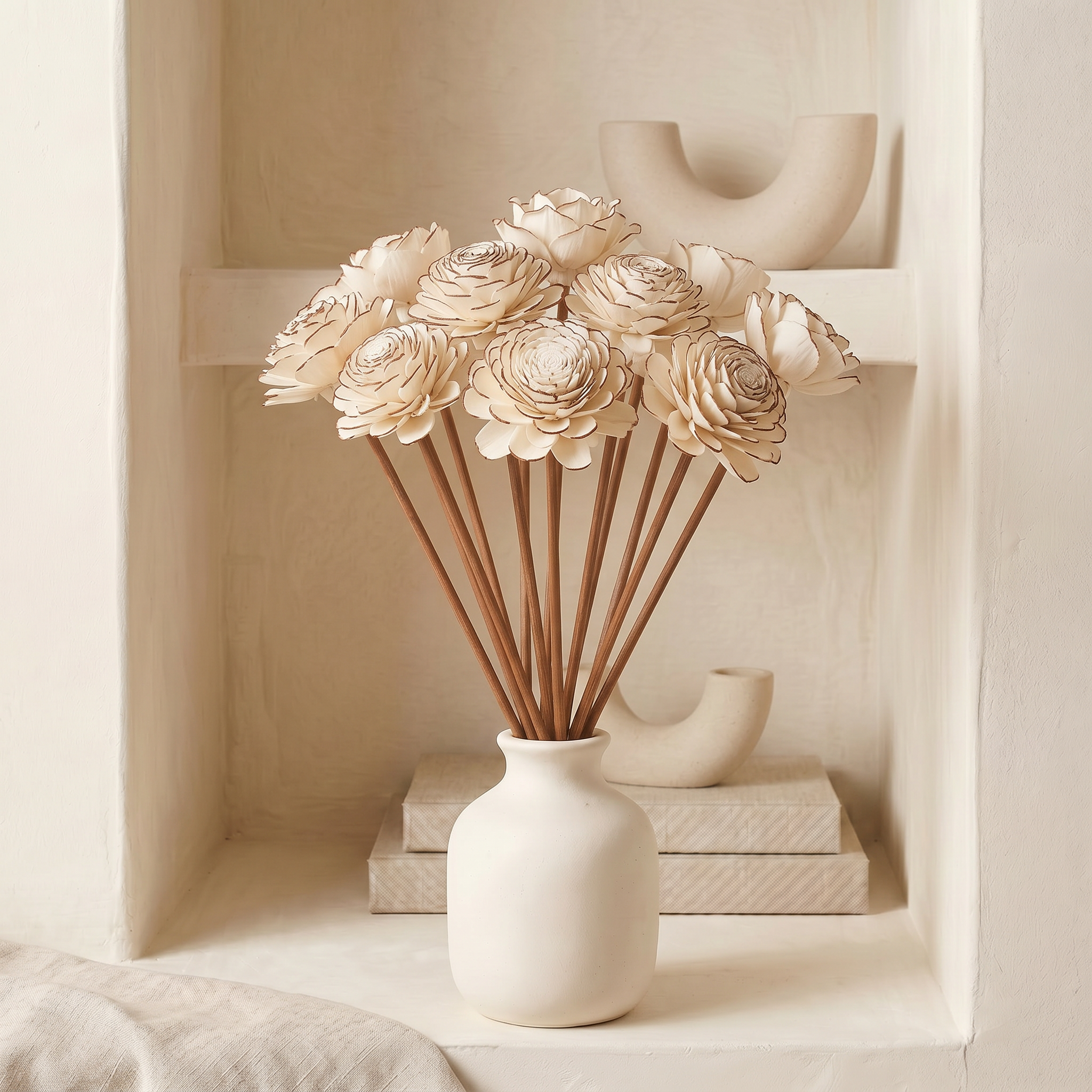 Sola Wood Flower Reed Diffuser Sticks, 9" — 12 Pack