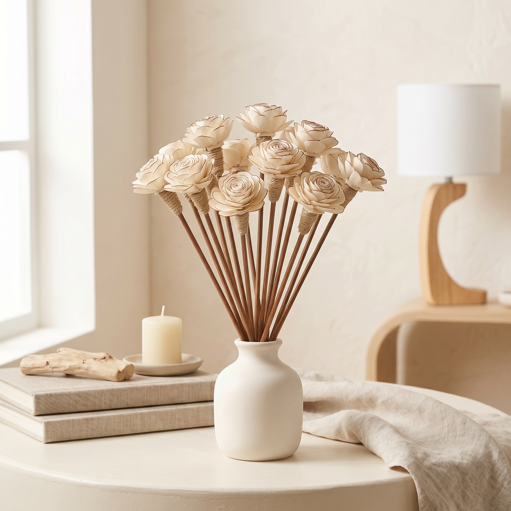 Sola Wood Flower Reed Diffuser Sticks, 9" — 12 Pack