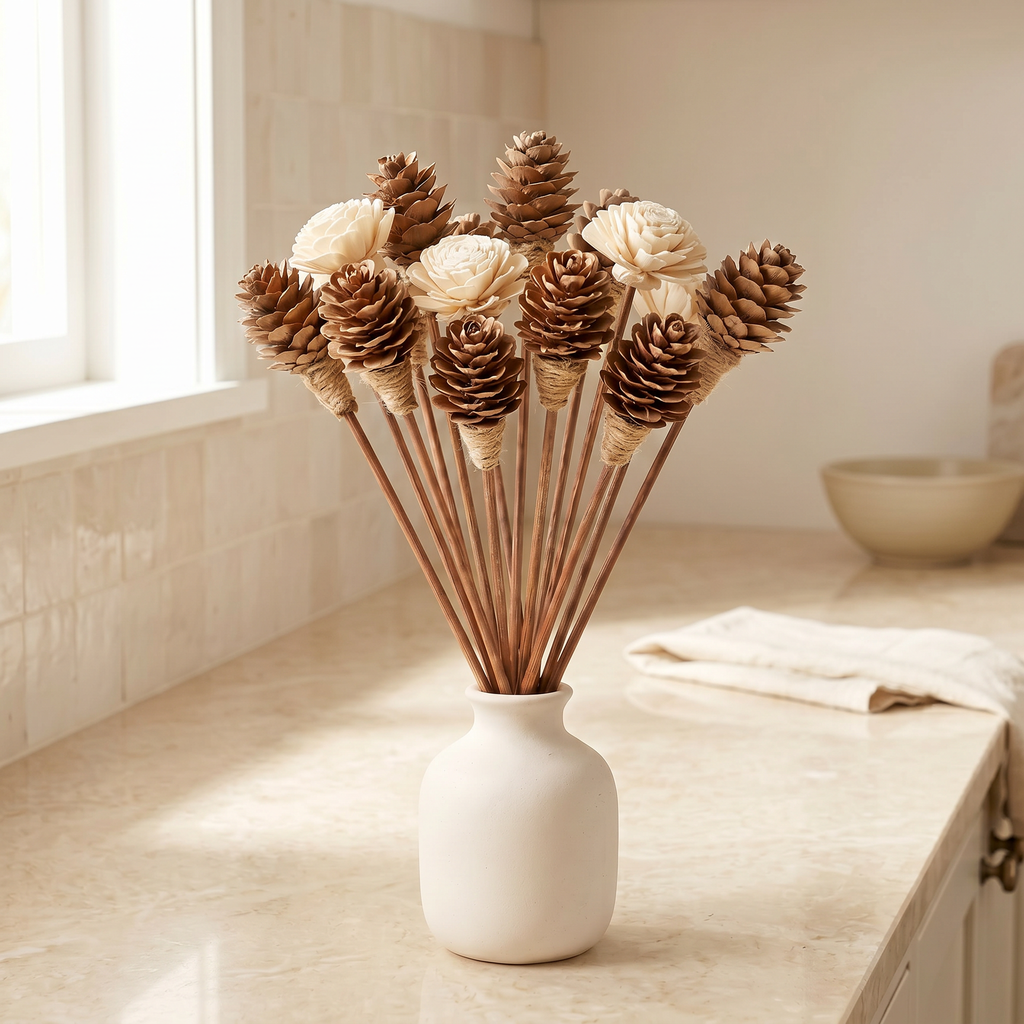 Sola Wood Flower Reed Diffuser Sticks, 9" — 12 Pack