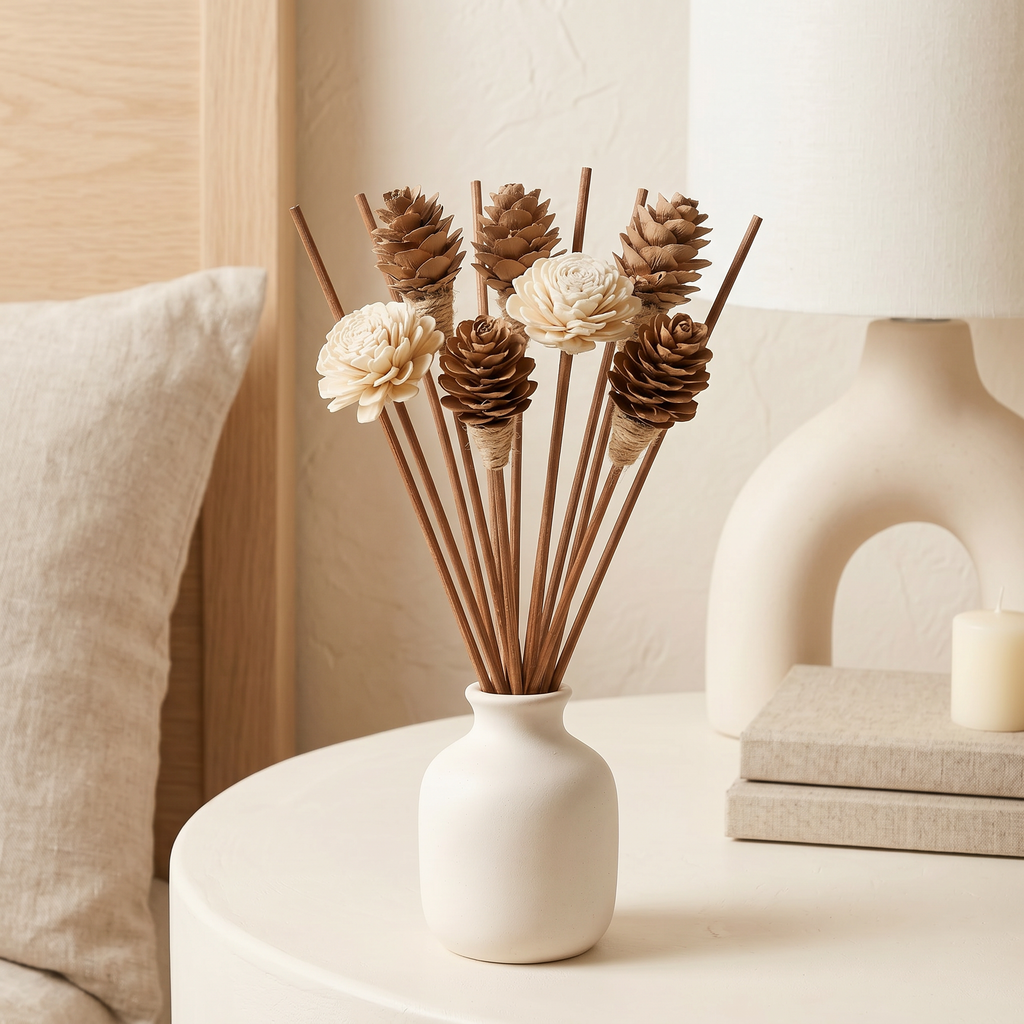 Sola Wood Flower Reed Diffuser Sticks, 9" — 12 Pack