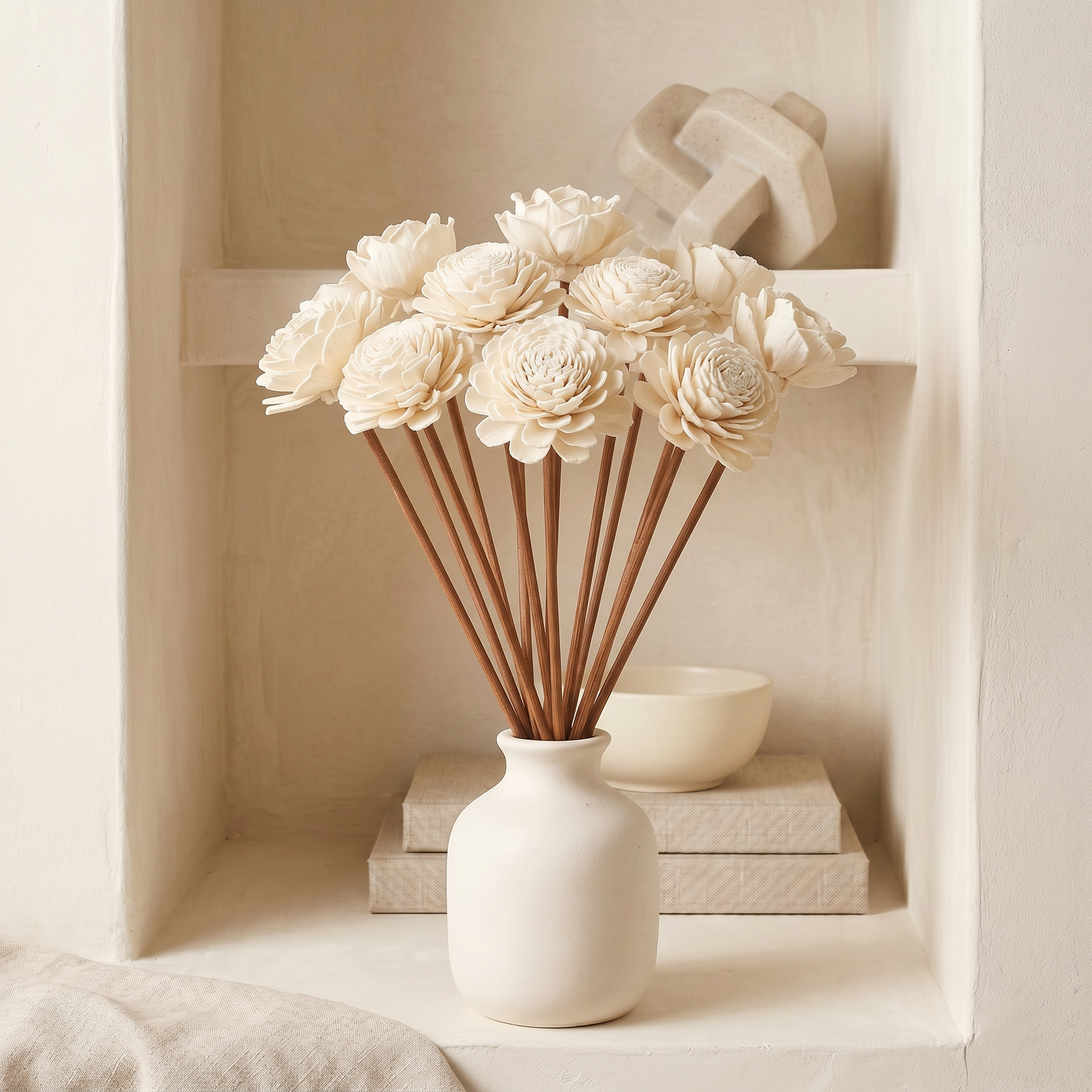 Sola Wood Flower Reed Diffuser Sticks, 9" — 12 Pack